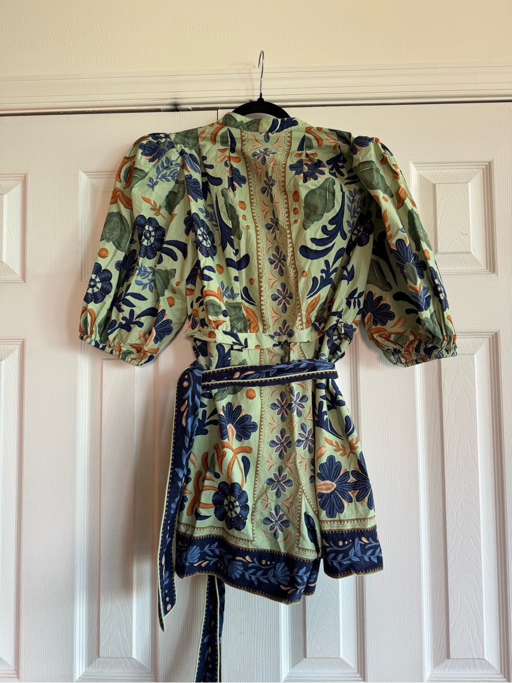 Floral Puff-Sleeve Romper by Farm Rio - Picture 2 of 3